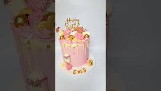 #birthdaycake #cakeideas #cakedecorating #cakedesign #caketutorial #cake #youtubeshorts #flowercake