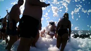 Adam and Eve - foam party. Turkey - Belek. Адам и Ева отель в Турции - Белек. Пенное пати (тусовка)