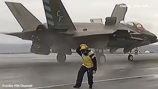 Top Flight Deck Footage | Ship Carrier take off and landing compilation