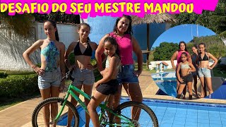 DESAFIO NA ÁREA DA PISCINA COM  ELAS E O DESAFIO DE QUEM MANDOU????(seu mestre mandou)