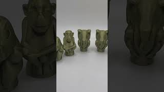 JUMANJI chess pawns 3D printed in BRONZE pla filament! MUST SEE! 👀