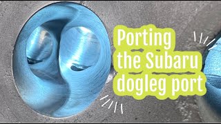 PORTING HOW-TO: Subaru dog leg exhaust port!