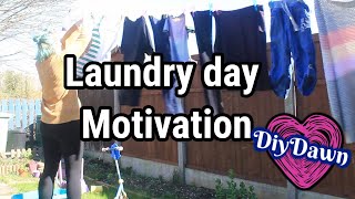 Laundry day | Cleaning Motivation | DiyDawn