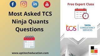 TCS Ninja 2022 | Latest questions | Free Expert Class