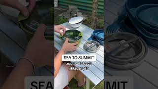 SEA TO SUMMIT zestaw naczyń składanych 🍲 #shorts