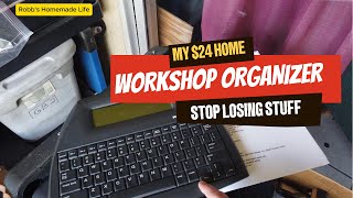 My $24 Home Workshop Organizer-Stop Losing Stuff