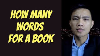 How many words are required for a book