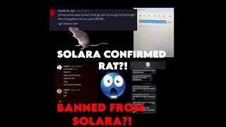 PROVING SOLARA IS A RAT | NEW LEAKS AND PROOF 🐀