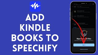 How to Add Kindle Books to Speechify (2024) | Include Kindle Books to Speechify