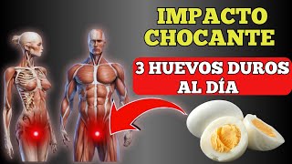 Comí 3 HUEVOS duros al DÍA , y esto le paso A MI CUERPO