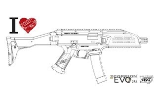 Scorpion Evo 3A1 by ASG