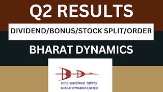 BDL Q2 Results 2025 | bharat dynamics Results Today | bharat dynamics Share Latest News