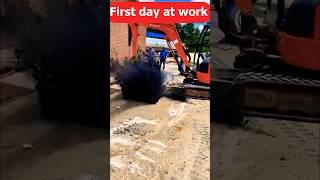 First day for driver #constructionlife  #funny