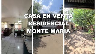 Casa en Venta en Villanueva, Cortes, Honduras - Residencial Monte Maria