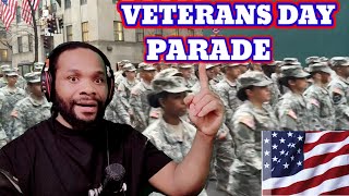 U.S.A ARMY SOLDIERS PARTICIPATING IN TODAY'S VETERANS DAY PARADE (REACTION)