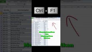 Tutor 90an | Shortcut Menyembunyikan dan Menampilkan Ribbon | Microsoft Excel