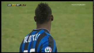 Serie A: Udinese 2-3 Inter Balotelli's goal (1-1)