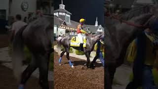 Riders up for the August 20th 2022 St. Louis Derby at Fairmount Park.