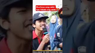 musiknya yang salah apa Vokale sing Fales 😂