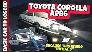 Toyota AE 86 Hachiroku the legend of popular basic car that coming from cartoon until GR 86 Pop dsx