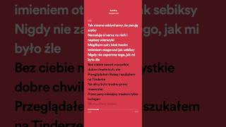 Kacperczyk: Sebiksy | #Lyrics