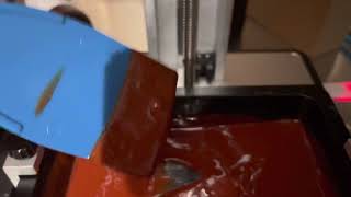 Makerjuice waxcast turning into a sludge after failed prints on anycubic mono