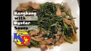 Kangkong with Oyster Sauce