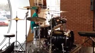 Evan on Drums