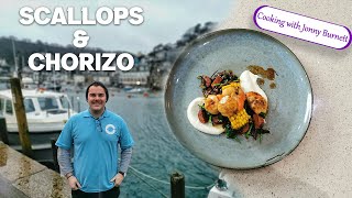 Amazing Scallop recipe - Scallop & Chorizo recipe.