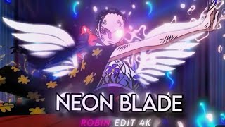 Black Maria vs Nico Robin Edit 4K AMV Neon Blade One Piece Edit Demonio Fleurs!!!