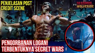 PENJELASAN POST CREDIT SCENE DEADPOOL & WOLVERINE 2024 - REVIEW JUJUR MELIHAT HUGH JACKMAN DEADPOOL!