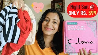 Night Suit Starts from *ONLY Rs. 499 | Clovia sale Haul |50% - 70% Off | The Crazy Queen