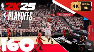 NBA 2K25 =My Career= [PC] (4K) EP160 {Playoffs: East Semis} Game 2 {Hawks @ Bulls}