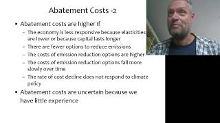 Modelling the costs of greenhouse gas emission reduction