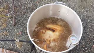 Deep frying turkey 2017