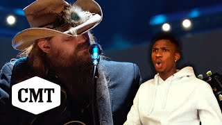 FIRST TIME EVER REACTING TO Chris Stapleton Performs "Whenever You Come Around": Vince Gill