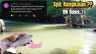 BONGKAR RANGKAIAN MANCING TEKNIK SERETAN, JARAK TIMAH KE MATA KAIL. #mancing #mancingtawes