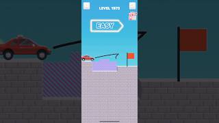 Draw bridge puzzle game level 1973  #gaming #drawing #Shorts