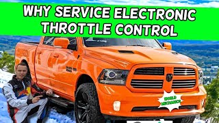 DODGE RAM WHY SERVICE ELECTRONIC THROTTLE CONTROL WARNING DODGE RAM 1500 2500 3500 2013 2014 2015 20