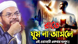 রাতে ঘুম না আসলে এই ওয়াজটি শুনুন ।  আল্লামা কামরুল ইসলাম সাইদ আনসারী। kamrul islam said ansari