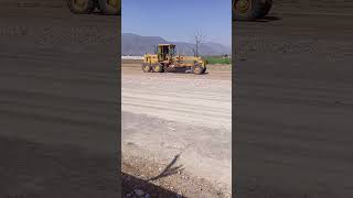 Motor Grader Segregation Point Aggregate Base Serps tratment