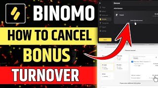 Binomo Turnover Cancel Ya Band Kaise Kare 🤔 | Binomo Bonus Turnover Complete Kaise Kare | Binomo