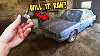 This BMW Has Been Sitting in a BARN for 30 YEARS...Will it Run?