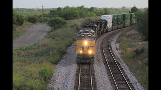 Overhead View of UP Intermodal with NS Power!