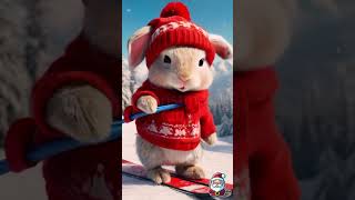 So cute! #CuteAnimals  #cartoon #foryou #ai #CozyWinter #Christmas #storie  #SnowyDays #christmas