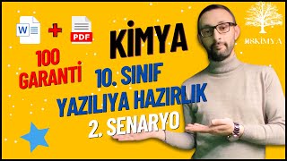 🔴💯Kimya 10. Sınıf 1. Dönem 2. Yazılıya Hazırlık - 2. Senaryo💯