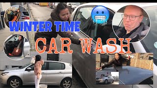 CAR WASH IN WINTER TIME* D NILAMIG🇩🇰🇵🇭