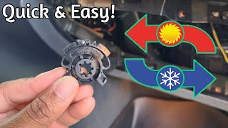 How To Replace Blend Door Actuator Gear | Jeep Grand Cherokee WK2