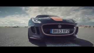 Jaguar F-Type performs parachute test for Bloodhound SSC record attempt