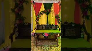 Beautiful Mhndi Event#Decor at home#Amazing#Shorts# Viral video@DIY Celebrations